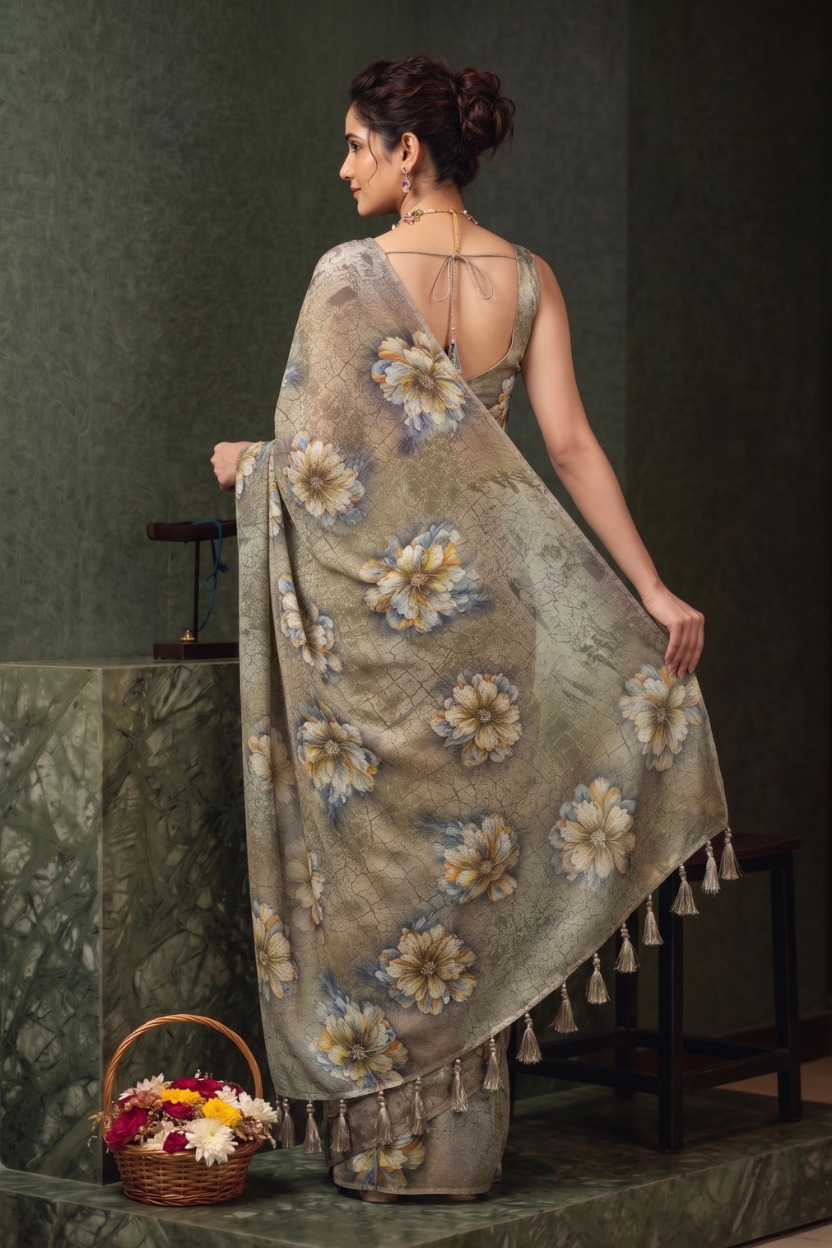 Mehndi Hues of Earthbound Elegance