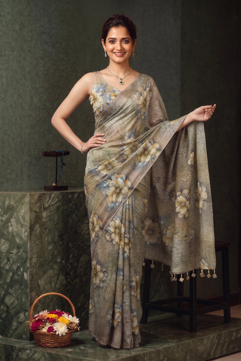 Mehndi Hues of Earthbound Elegance