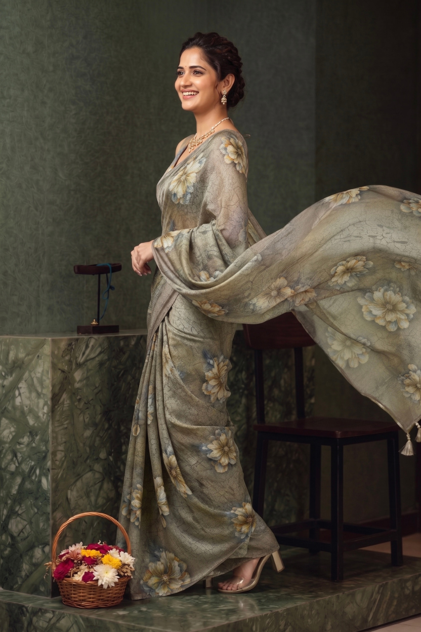 Mehndi Hues of Earthbound Elegance